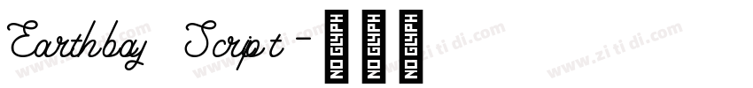 Earthboy Script字体转换
